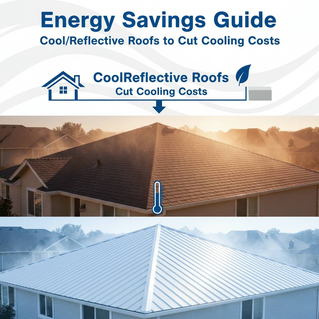 Cool/Reflective Roofs to Cut Cooling Costs
